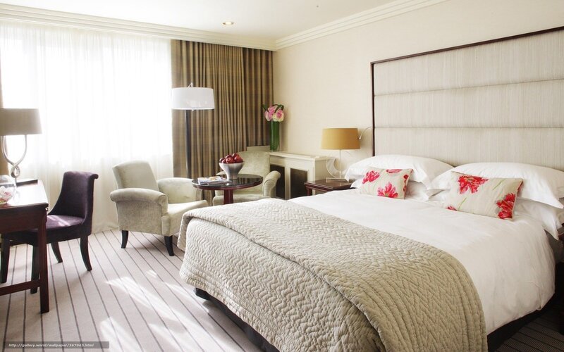 Hotel Room Interior — White