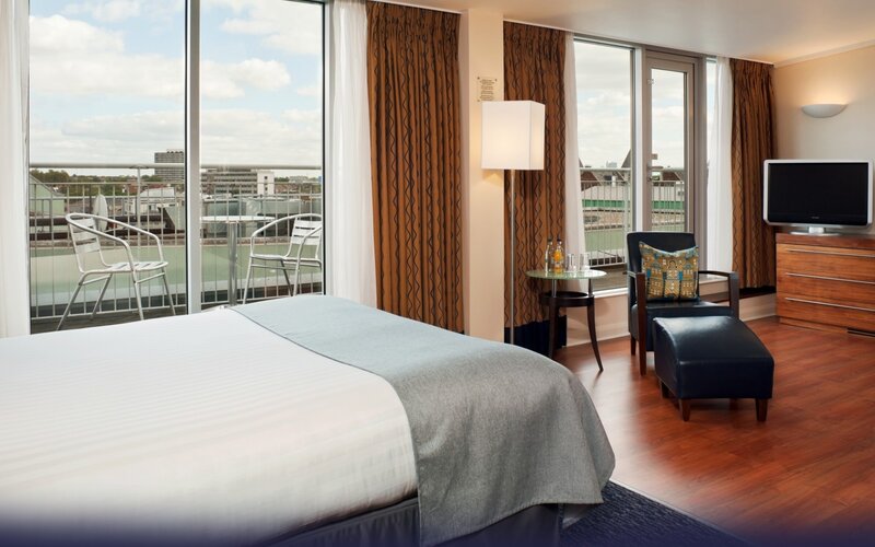 Hotel Room with Balcony — Brown