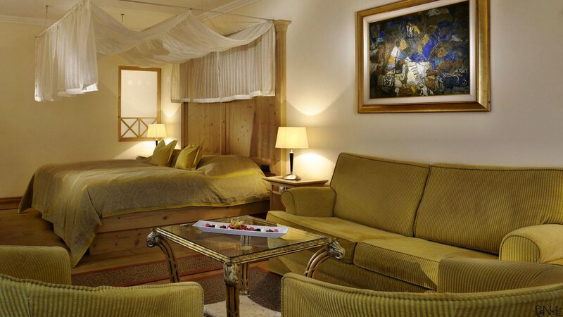 Hotel Room with Bed and Sofa