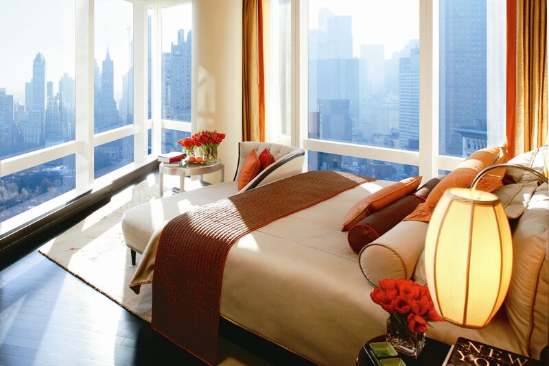 Hotel Room with City View — Beige