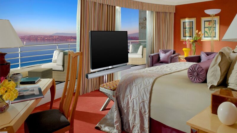 Hotel Room with Lake View