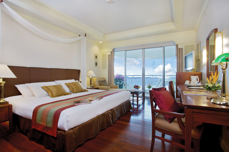 Hotel Room with Ocean View — Brown