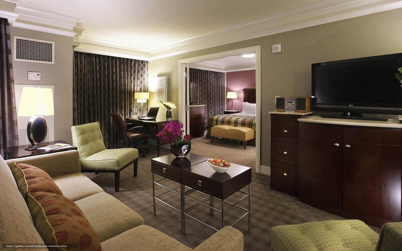 Hotel Suite Interior — Beige, Calm