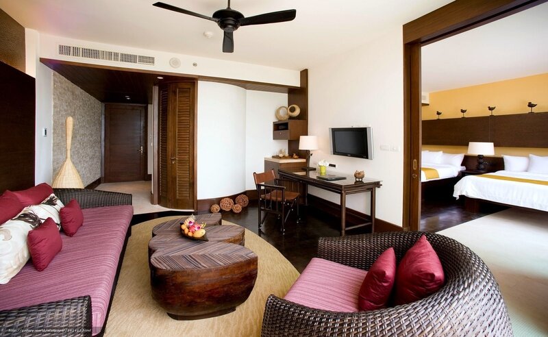 Hotel Suite Interior — Brown, Calm