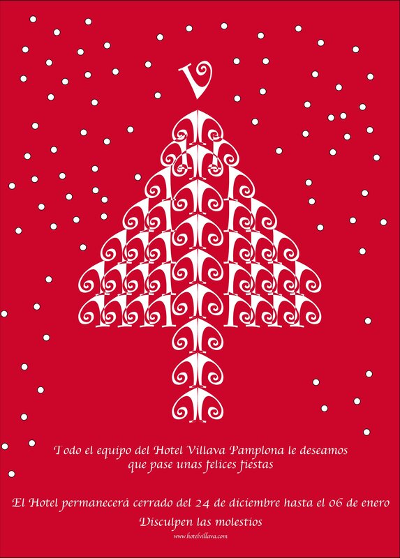 Hotel Villava Christmas card