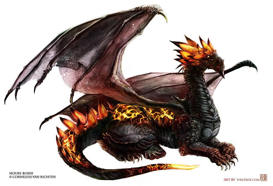 Houki-Boshi dragon concept art