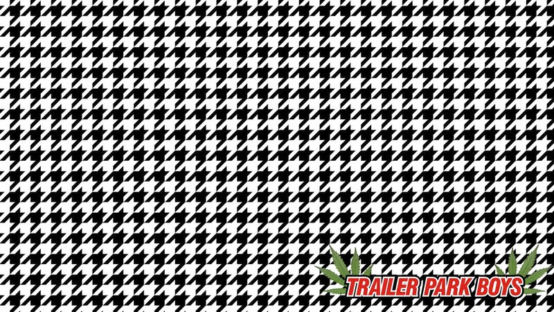 Hounds-tooth Pattern — Black