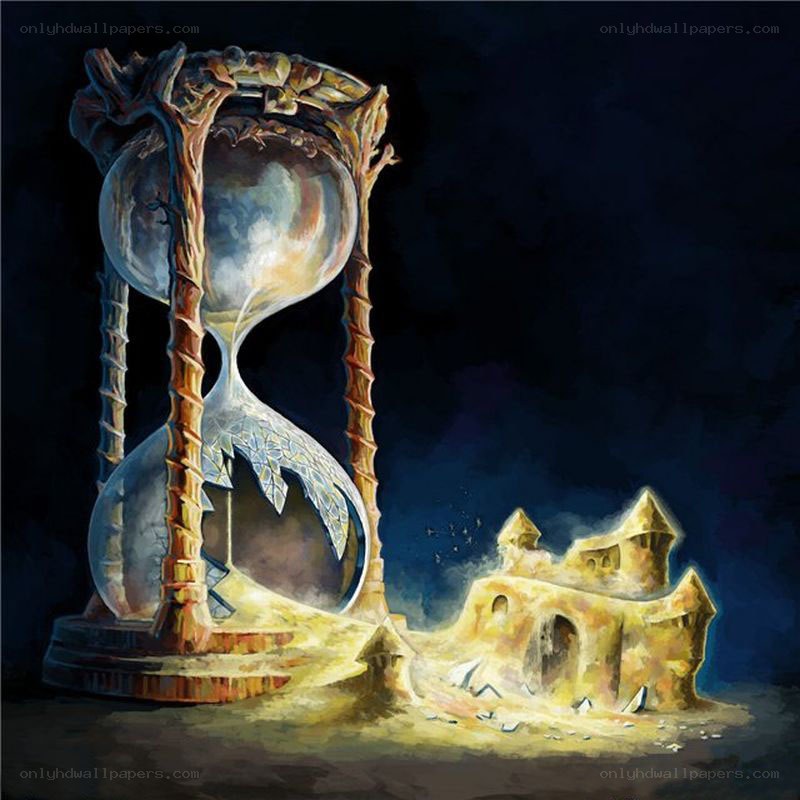 Hourglass and Sand Castle