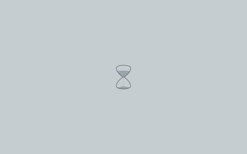 Hourglass Icon — Gray