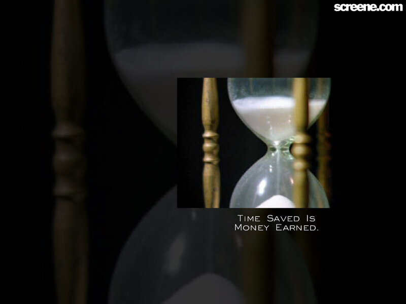 Hourglass with Sand — Black