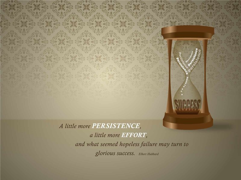 Hourglass with Text
