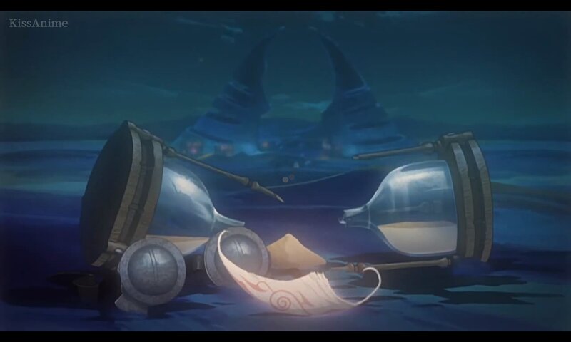 Hourglasses on Ocean Floor