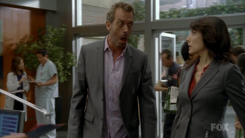 House and Wilson in hospital