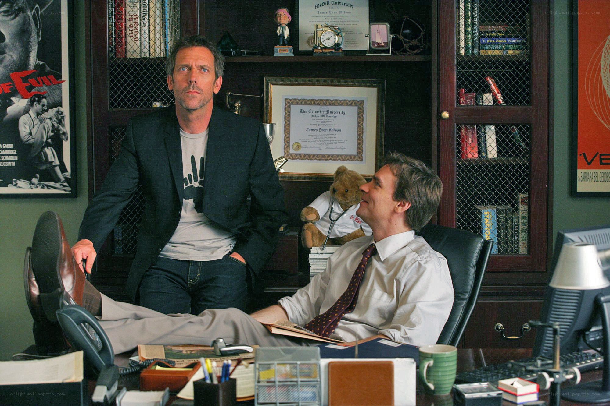 House and Wilson in office