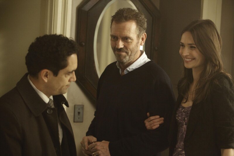 House and Wilson with a woman