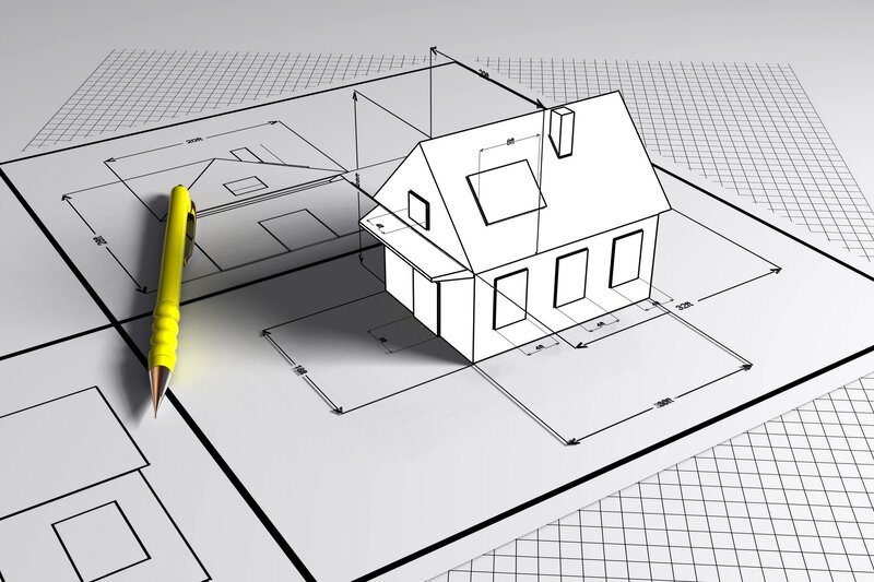 House architectural blueprint