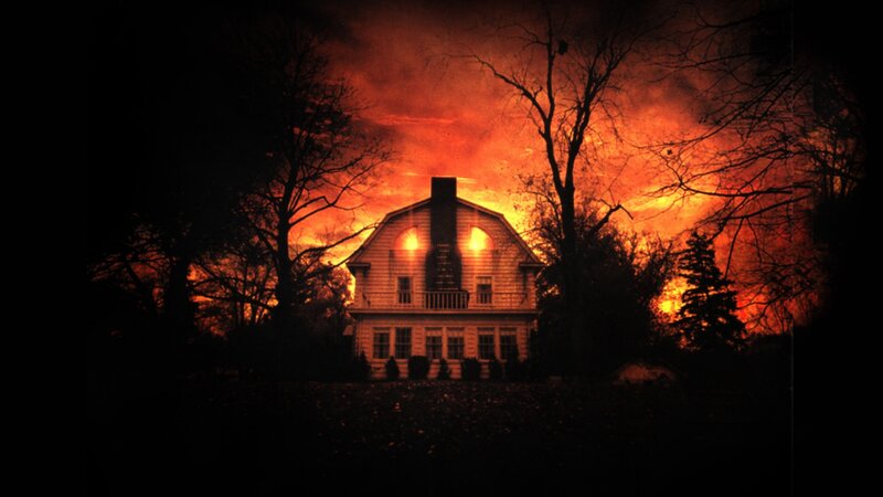 House at Sunset — Orange