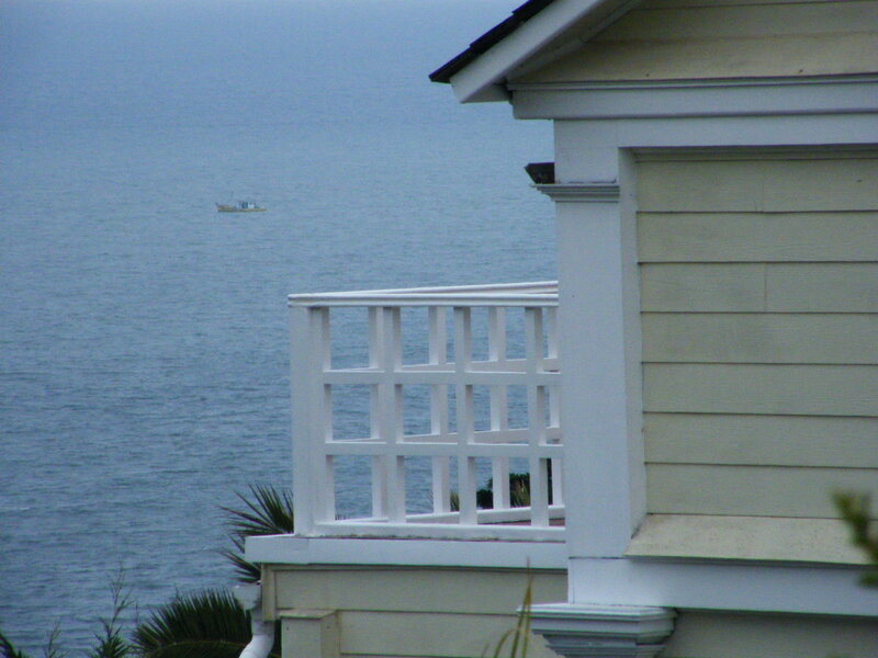House Balcony Overlooking Ocean