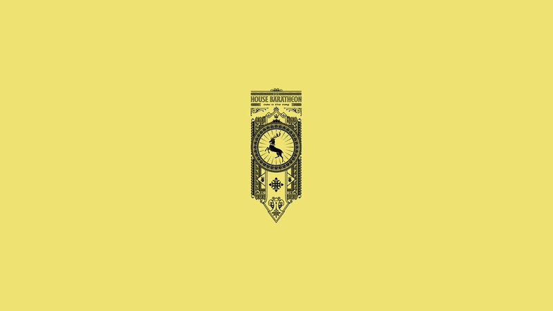 House Baratheon Sigil — Yellow