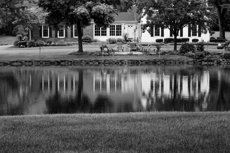 House by Pond