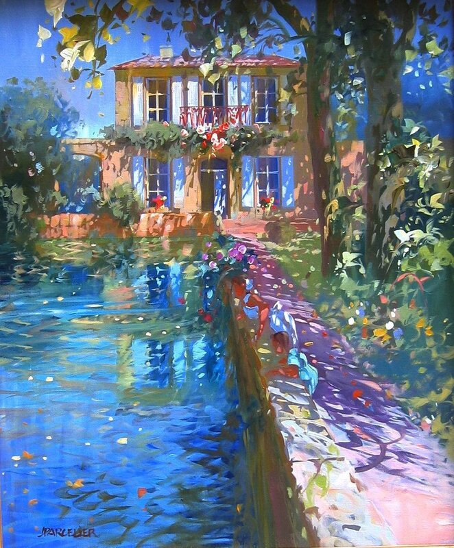 House by the canal in Provence