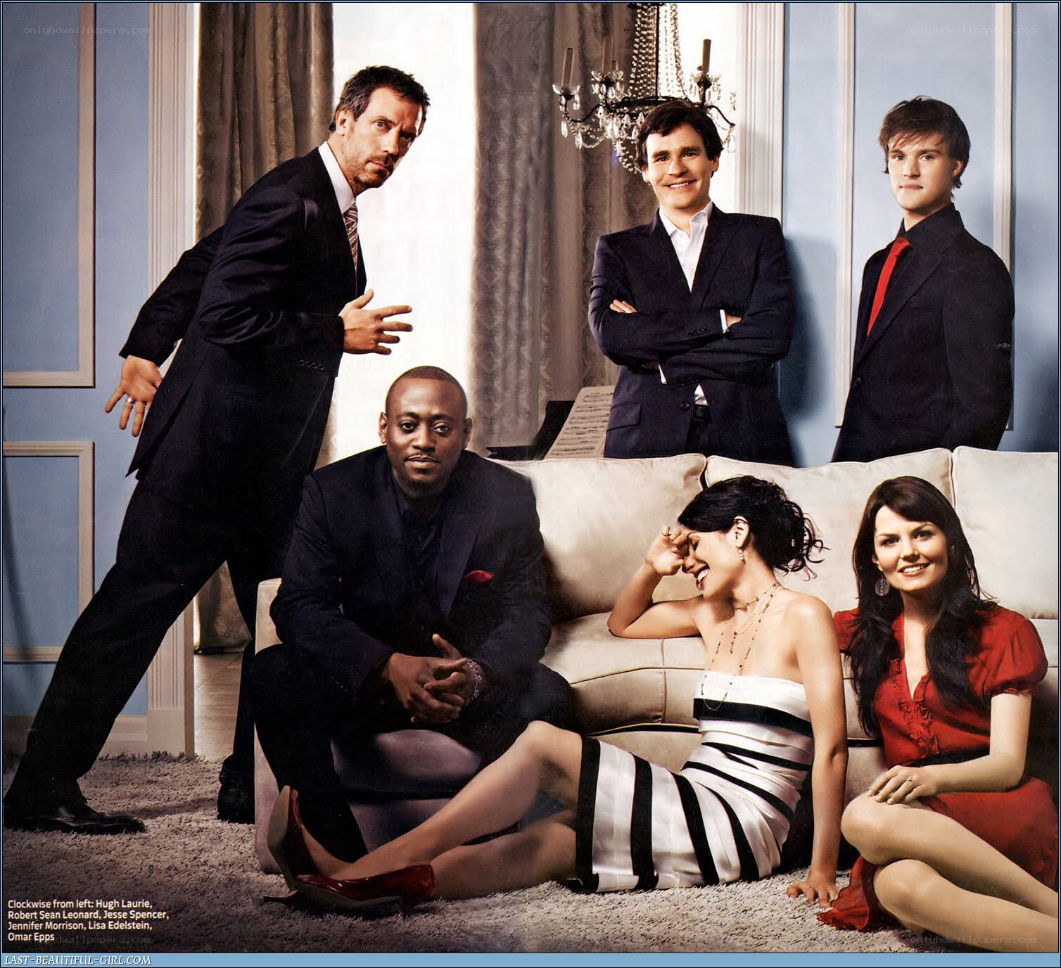 House cast photo shoot