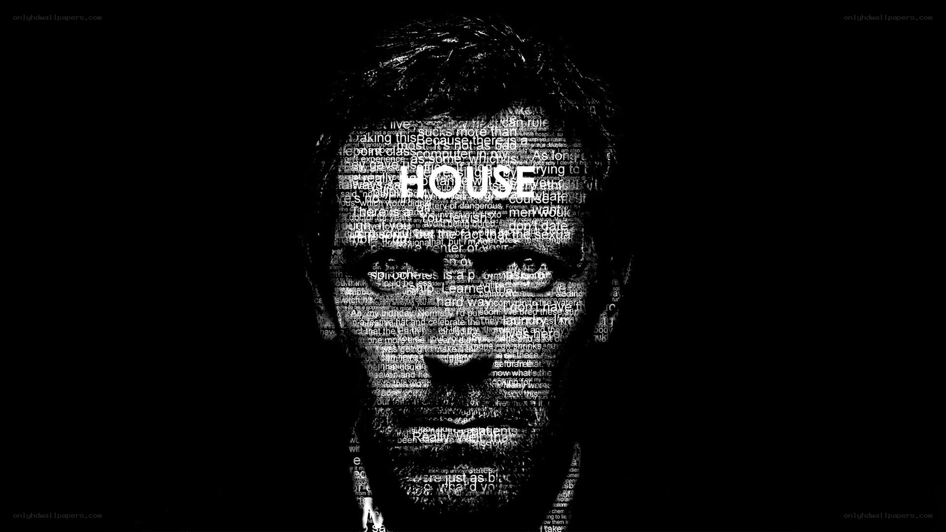 House character text art