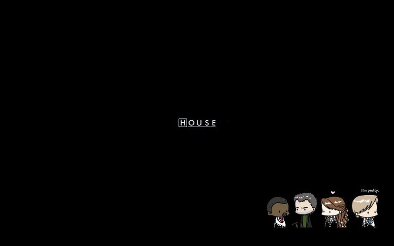 House chibi characters wallpaper