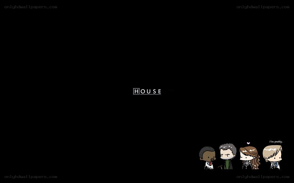House chibi characters wallpaper