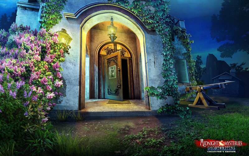 House Entrance at Night