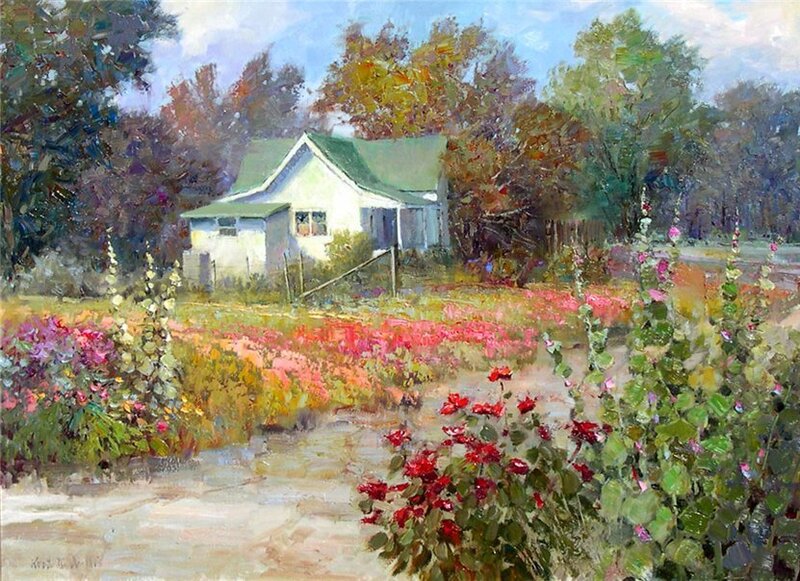 House in a Flower Garden