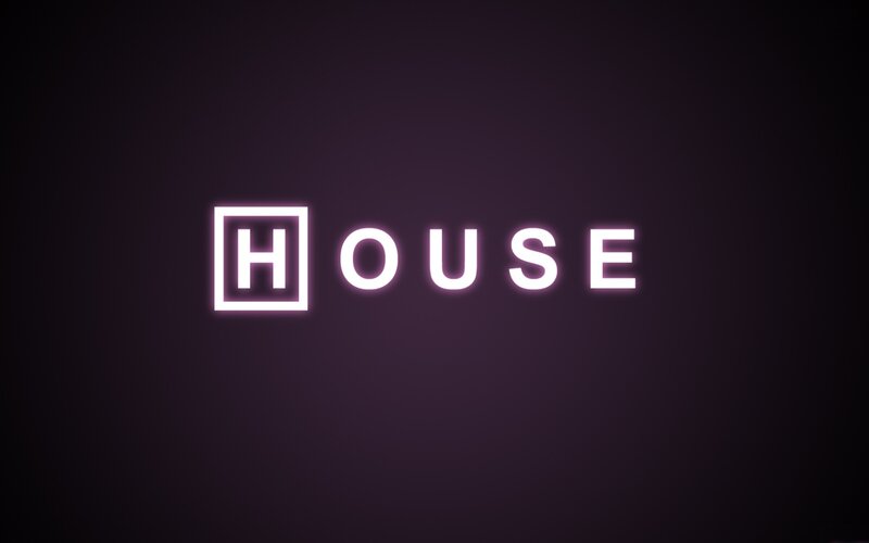 House logo on dark background