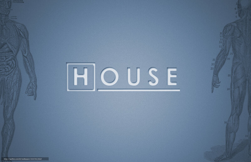 House logo with anatomical drawings