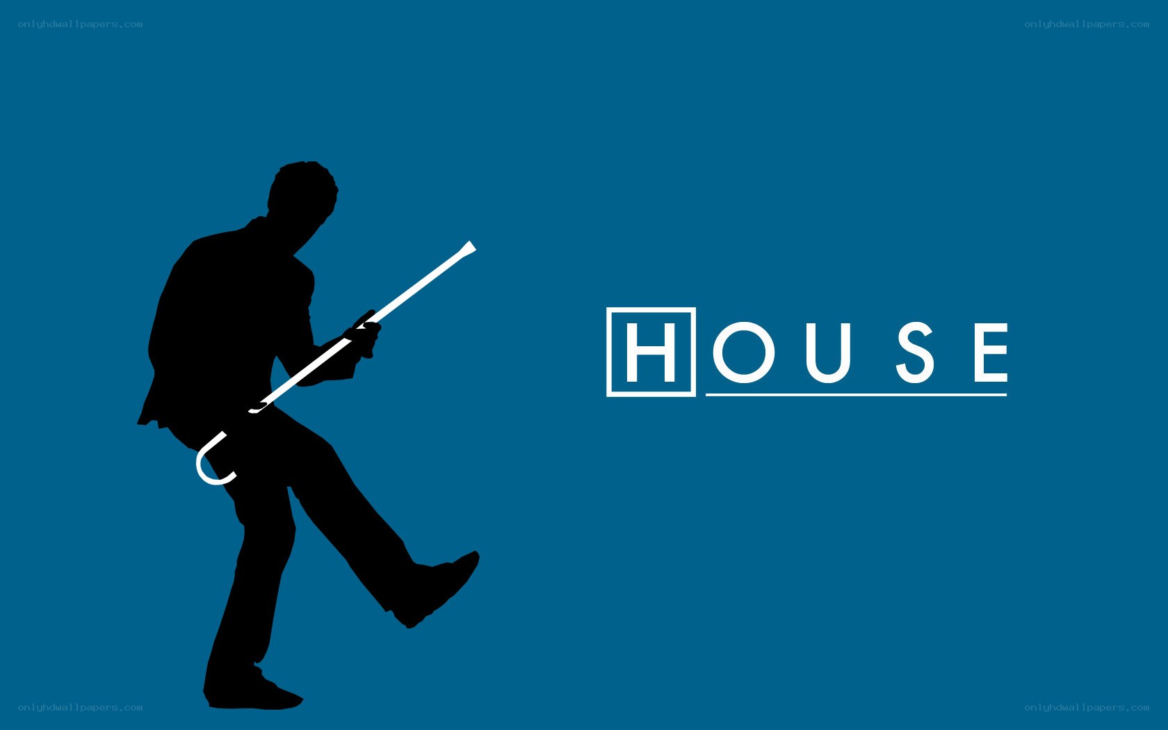 House logo with silhouette