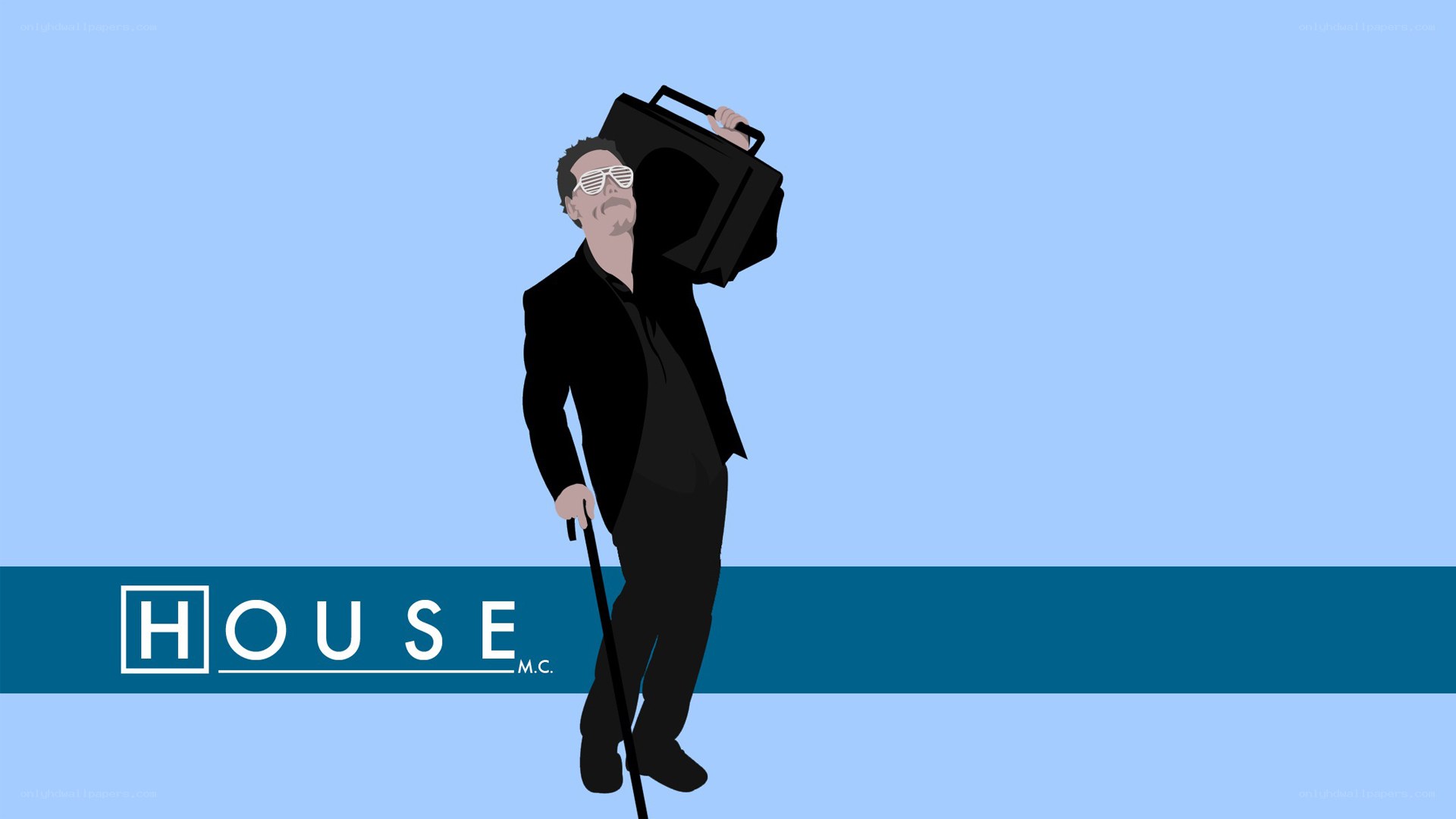 House M.C. character illustration