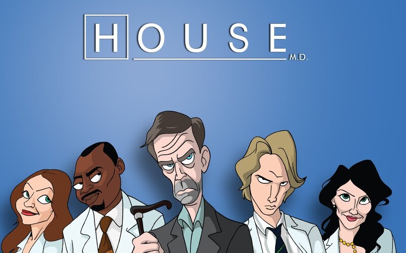 House M.D. cartoon characters
