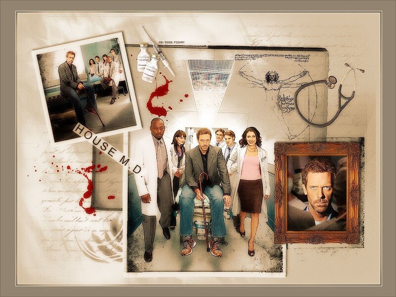 House M.D. cast collage