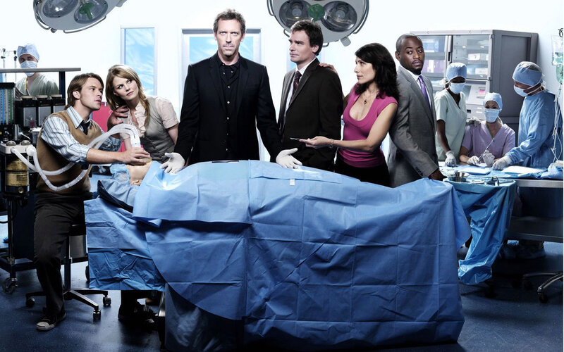 House M.D. cast in operating room