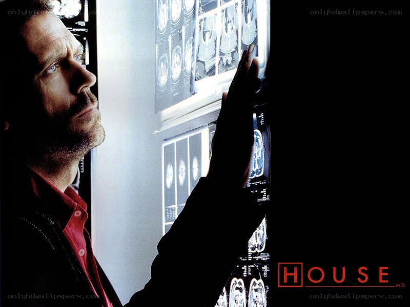 House M.D. character analyzing scans