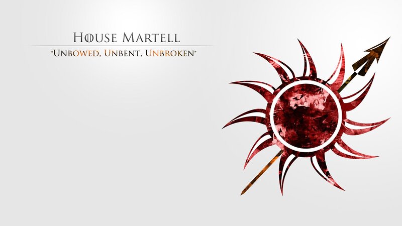 House Martell Sigil — Red