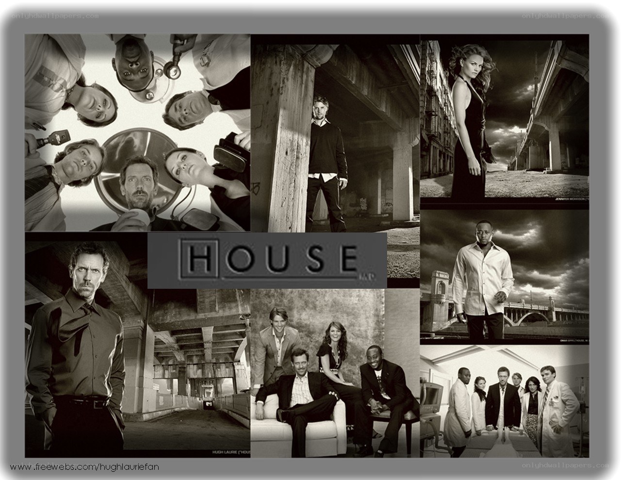 House MD cast collage