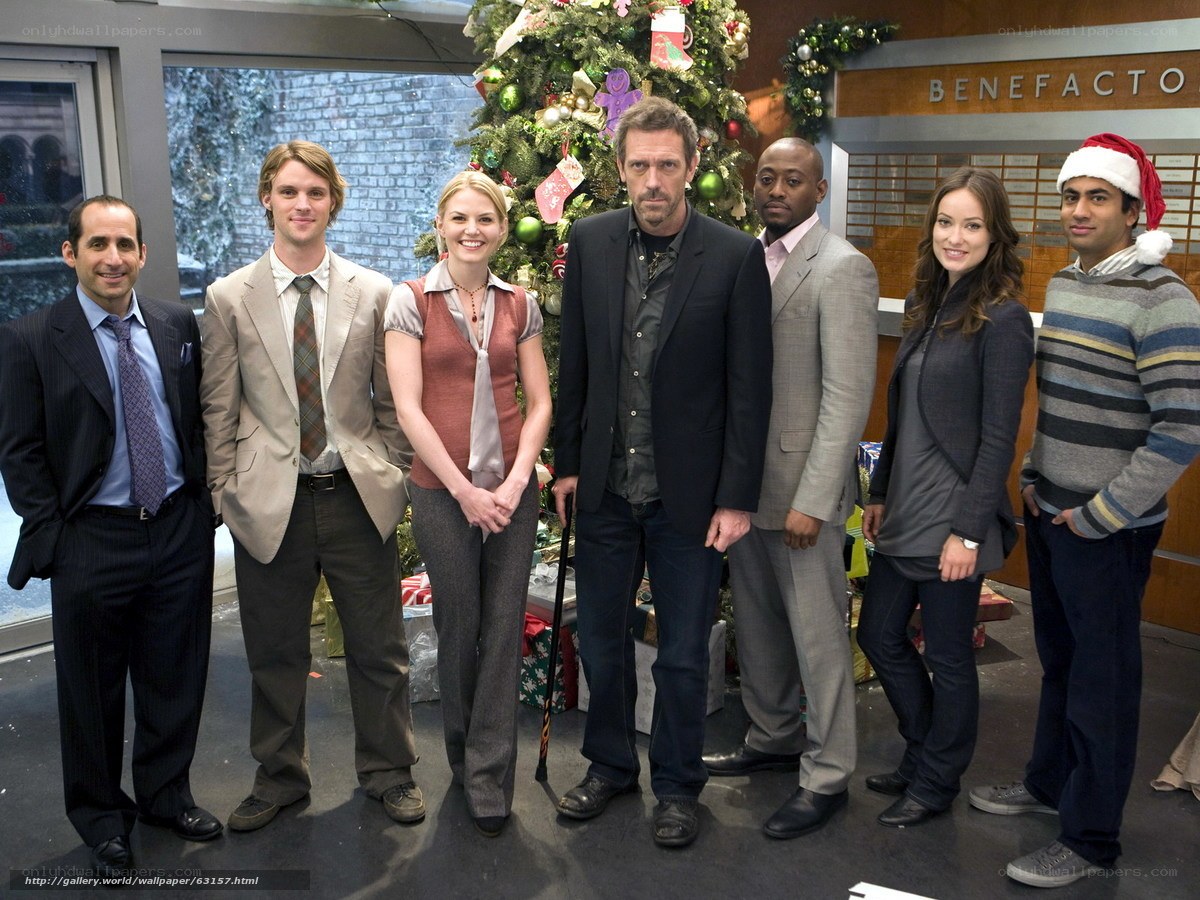 House MD cast holiday photo