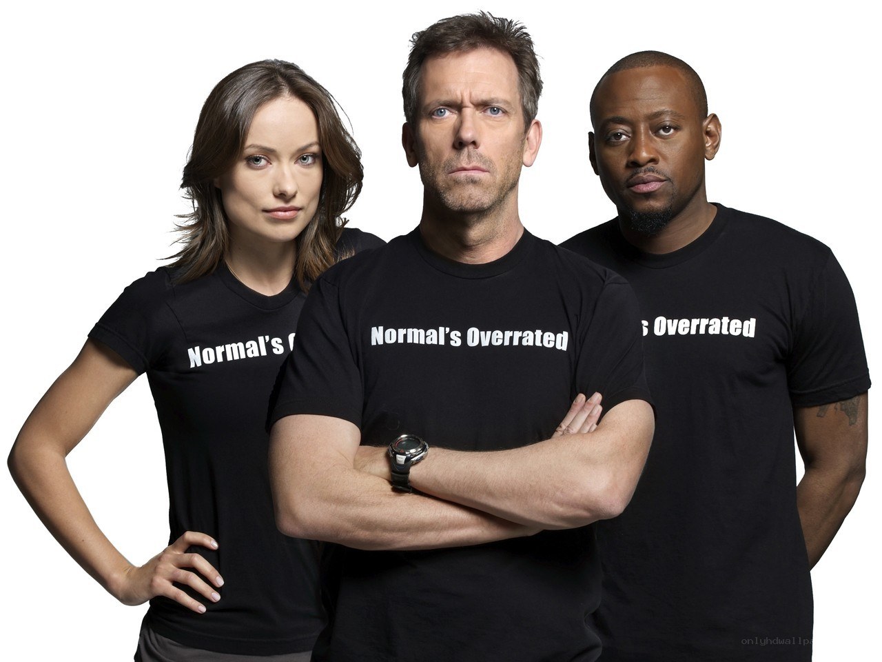 House MD cast in t-shirts