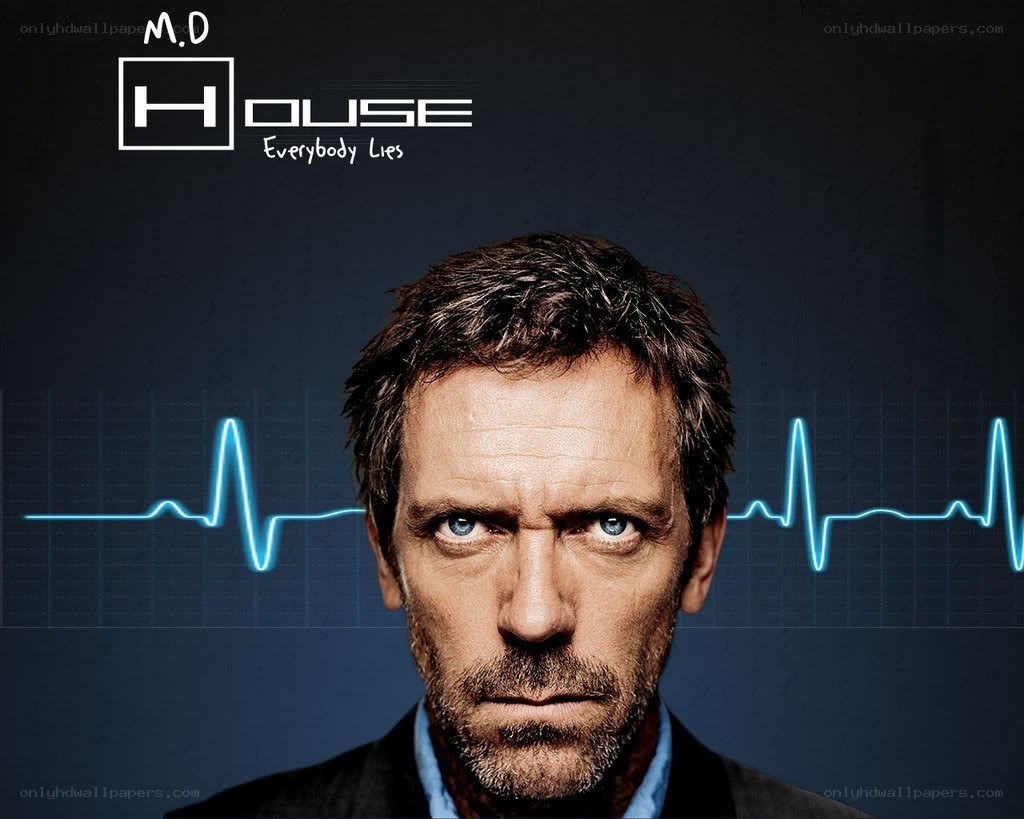 House MD poster with heartbeat