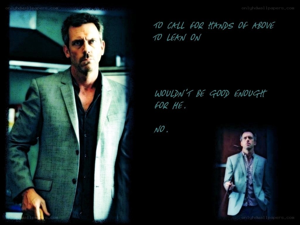 House MD quote collage