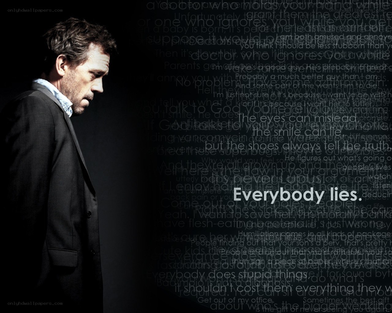 House MD quote wallpaper