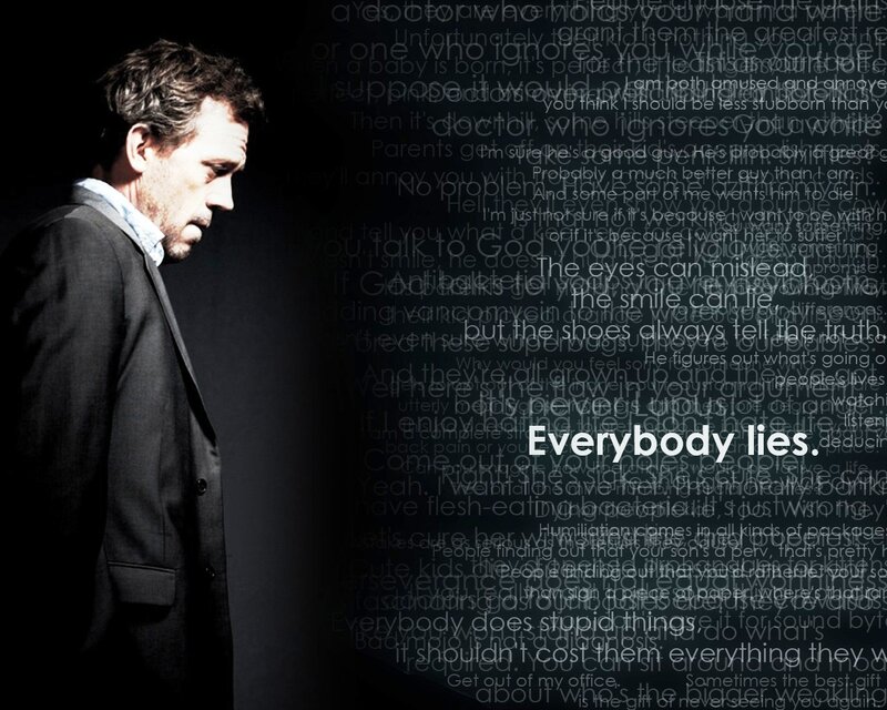 House MD quote wallpaper