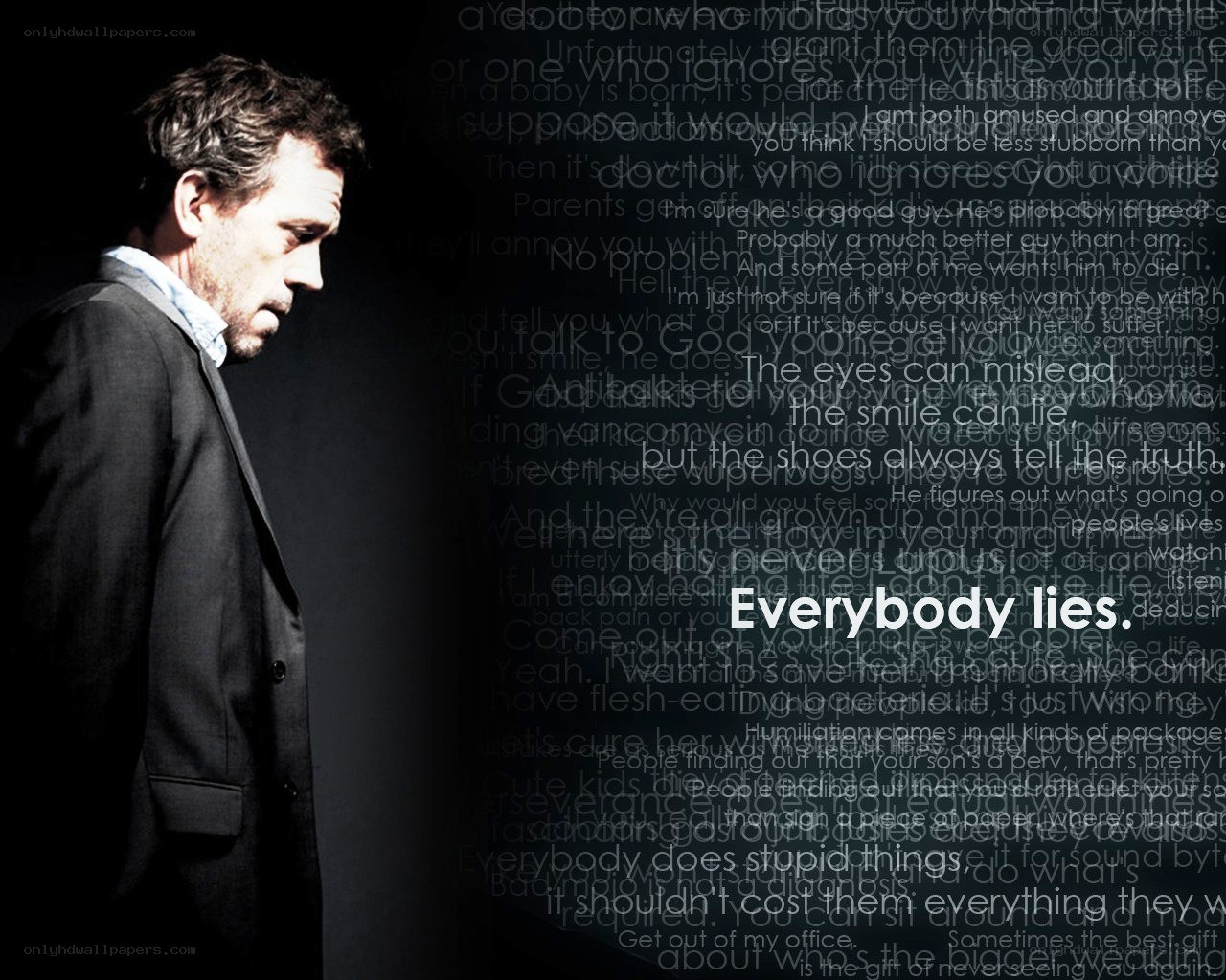 House MD quote wallpaper