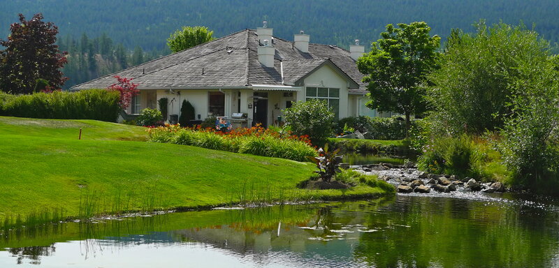 House Near Pond — Green