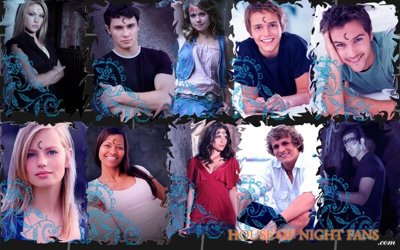 House of Night characters collage